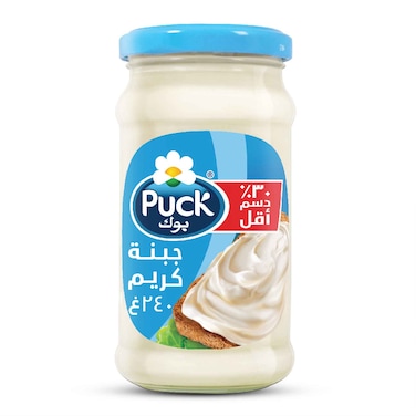 Puck Cream Cheese Low Fat Spread Jar 240g