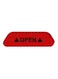 Generic - 4-Piece Open Safety Warning Reflective Sticker