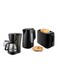 Koolen Breakfast Set Coffee Maker Electric Kettle And Toaster 750 L 1600 W 800107001 Black