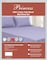 Deyarco Princess Flat Sheet 3pc-Fabric: Cotton Poly Easy Iron - Color: White -Size: Double 200X240cm + 2 Pillowcase Size: 50X75cm