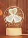 Creative Night Light 3D Acrylic Bedroom Small Decorative 3D Lamp Night Lights For Home Decoration, I Love You