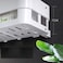 Generic Blooming Time Bathroom Shelf Wall-Mounted Suction Cup Hole-Free Toilet Sink Rack