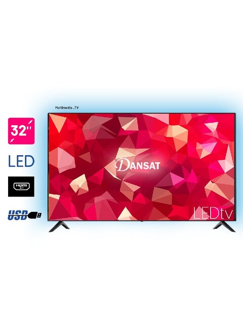 Dansat 32-Inch LED TV, DTD32BH, Black