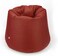 Luxe Decora Fabric Bean Bag With Filling (L, Dark Red)