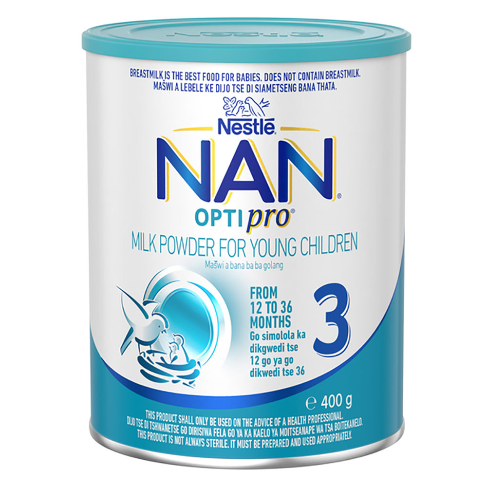 Nestle Nan Optipro Stage 3 Milk Powder Growing Up Stage 3 Tin 400 Gram