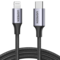 UGREEN USB-C to Lightning MFI Cable Alu Case with Nylon Braided 3A PD Fast Charging 1m BK