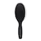 3ME Maestri Pneumatic Soft Touch Hair Brush With Rubber Rectangle Plastic Pins, For Smoothing, Styling and Detangling Hair, #3216, Black - 1 Piece