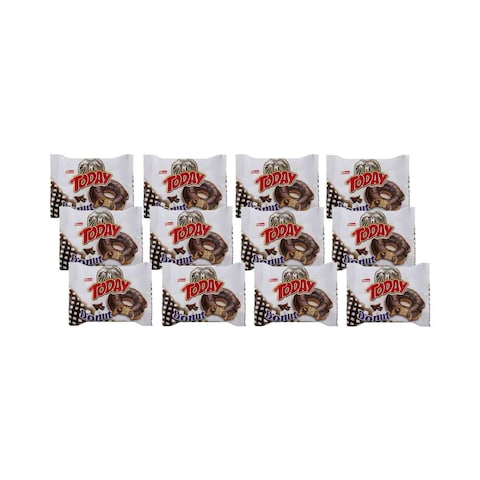 Today Donut Coated Chocolate With Vanilla 12 Pieces