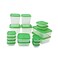 Salsa Set 17 Pieces Plastic Food Containers