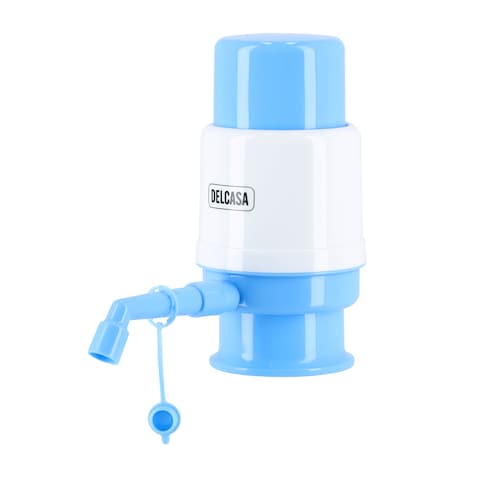 Delcasa Water Dispenser Pump With Vacuum Technology, DC2062, Food Grade Plastic Material, Manual Use, Removable Tubes, Anti-Dirt &amp; Anti-Splash, 85.5x167.5cm