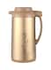 Geepas Hot And Cold Vacuum Flask Gold/Brown 1L