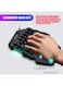 V100 35 Key Gaming Keyboard For PUBG/LOL/CS Gamer Black