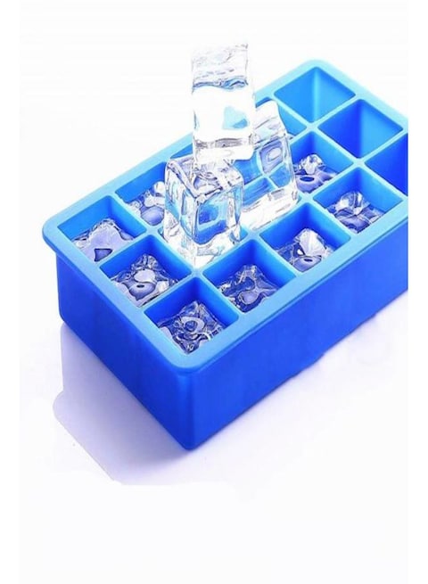 Generic 15 Grids Ice Cube Tray Food Grade Silicon Ice Box For Oven Fridge