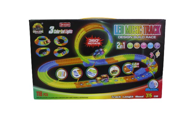 Buy Led Music Track- Train Set Online | Carrefour UAE