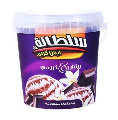 Sultana Ice Cream Chocolate Vanilla - 1L