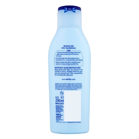 Nivea Aftersun Lotion Bottle 200Ml