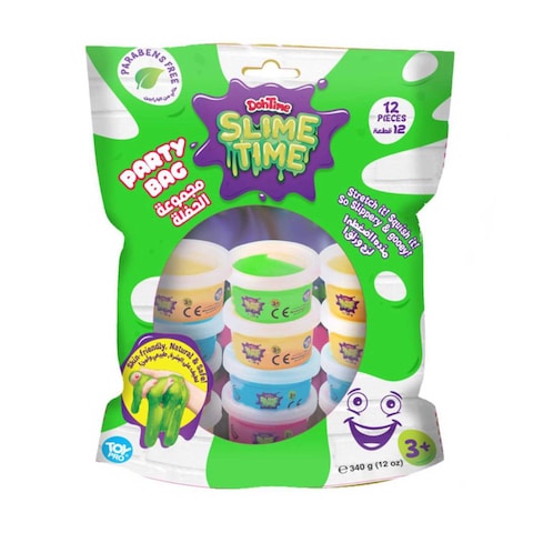 Toy Pro DohTime Slime Time Party Bag Multicolour 28.3g Set of 12