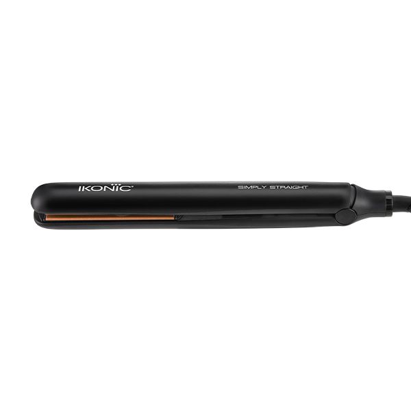 Ikonic Simply Straight Hair Straightener - Black &amp; Golden