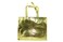 Reusable Non-woven Fabric Grocery Tote Bag with Handle - 40x12x32cm Golden