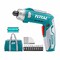 TOTAL SCREWDRIVER 8V +CHARGER+16PCS