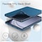 Soft TPU Tri-Fold Stand Protective Tablet Cover, Auto Wake/Sleep Case For Samsung Galaxy Tab A9+ / A9 Plus 11-Inch 2023 Blue