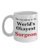 muGGyz Best Construction Worker Printed Coffee Mug White/Black/Red 8x9.5x8centimeter