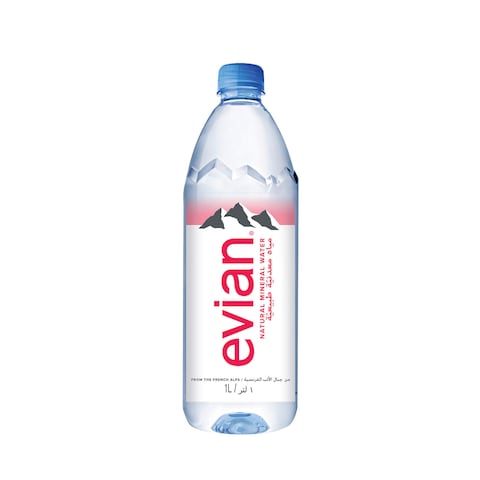 Evian Natural Mineral Water 1L