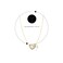 Aiwanto Necklace Neck Chain With Heart Shape Pendant Simple Gold Necklace Beautiful Gift Womens Girls Necklace