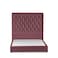 In House Madrid Velvet Bed Frame - Queen - 200x140 cm - Dark Pink