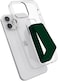 Apple iPhone 14 Pro Case With Hand Grip Foldable Magnetic Kickstand Wrist Strap Finger Grip Cover 6.1 Inch Clear/Green