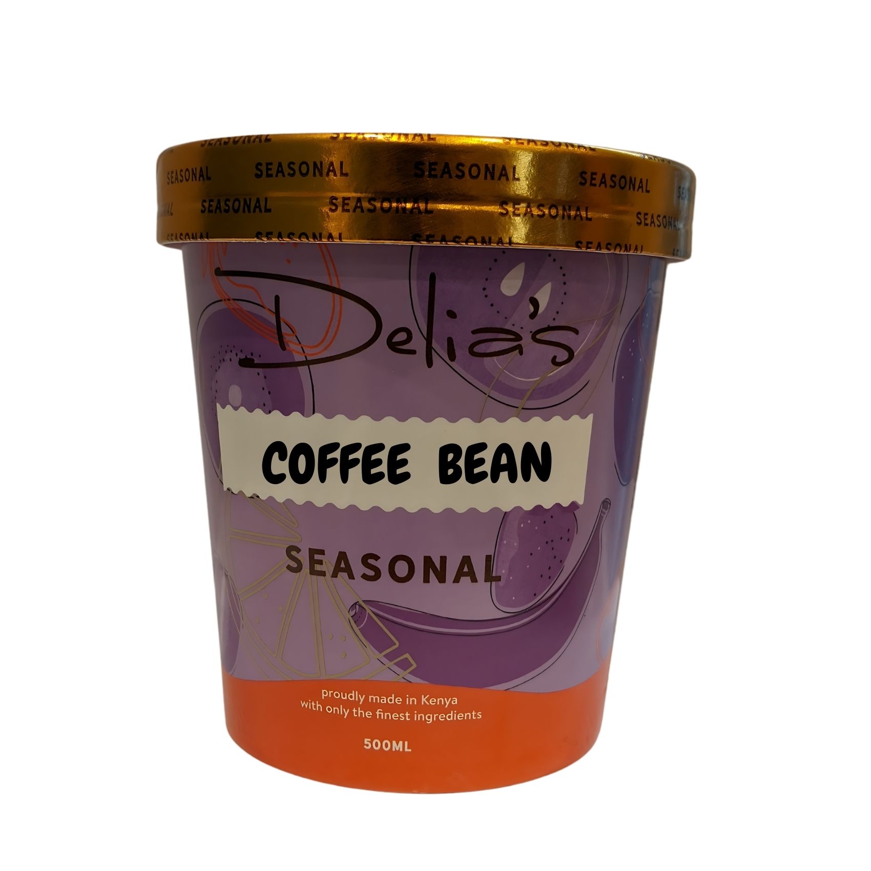 Delia&rsquo;s Coffee Bean Ice Cream 500ml