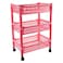 Lion Star 3 Tier Storage Rack Pink