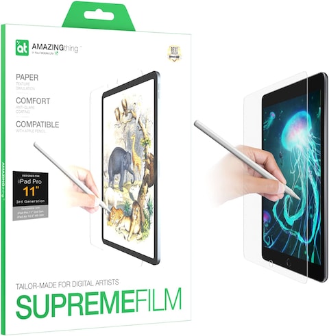 Amazing Thing Apple iPad Pro 11 inch (2021/2020) and iPad Air 10.9 inch 4th Gen (2020) Supreme Film Screen Protector