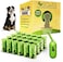 Dog Poop Bags Lavender Scented with Dispenser 20 Rolls 300 Packs of Thick Poo Bags and Leash Clip for Doggy Cat Puppy Large Biodegradable leak Proof Eco- Friendly Dog Waste Bags, Pet Dog Supplies