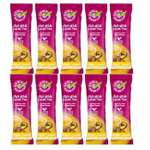 Karak Tea Ginger Unsweetened 14 Gram 10 Pieces