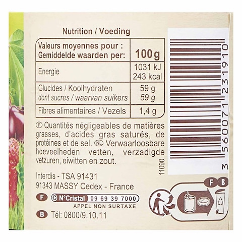 Carrefour Bio Red Fruits Jam 760g