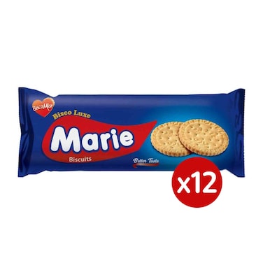 BiscoMisr Luxe Marie Biscuit - 65 Gram - 12 Pieces