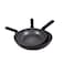 Serenk Excellence Pan Set, 3 Pieces Non Stick Frying Pans, Non Toxic Granite Cookware Set with Induction Base, Cooking Skillet for Stir Fries, Dishwasher Safe, PFOA Free, 7.8&rdquo; &ndash; 9.4&rdquo; &ndash; 11&rdquo;
