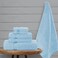 Comfy 550 GSM Set of 6 100% Cotton Towel Set - Sky Blue