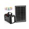 Rechargeable Power Caster&nbsp; + 4 LED Bulbs + Solar Panel