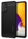 Spigen Rugged Armor designed for Samsung Galaxy A72 case cover - Matte Black
