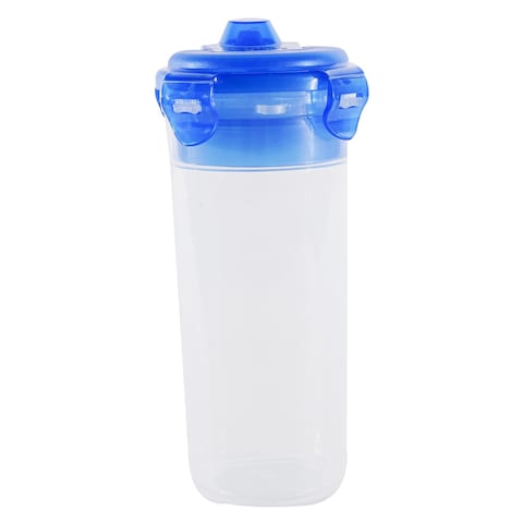 Lock &amp; LockPlastic Sauce Bottle HPL934HC Clear/Blue 690ml