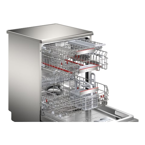 Bosch Series 8 Free-Standing Dishwasher SMS8ZDI86M Silver Inox 60cm