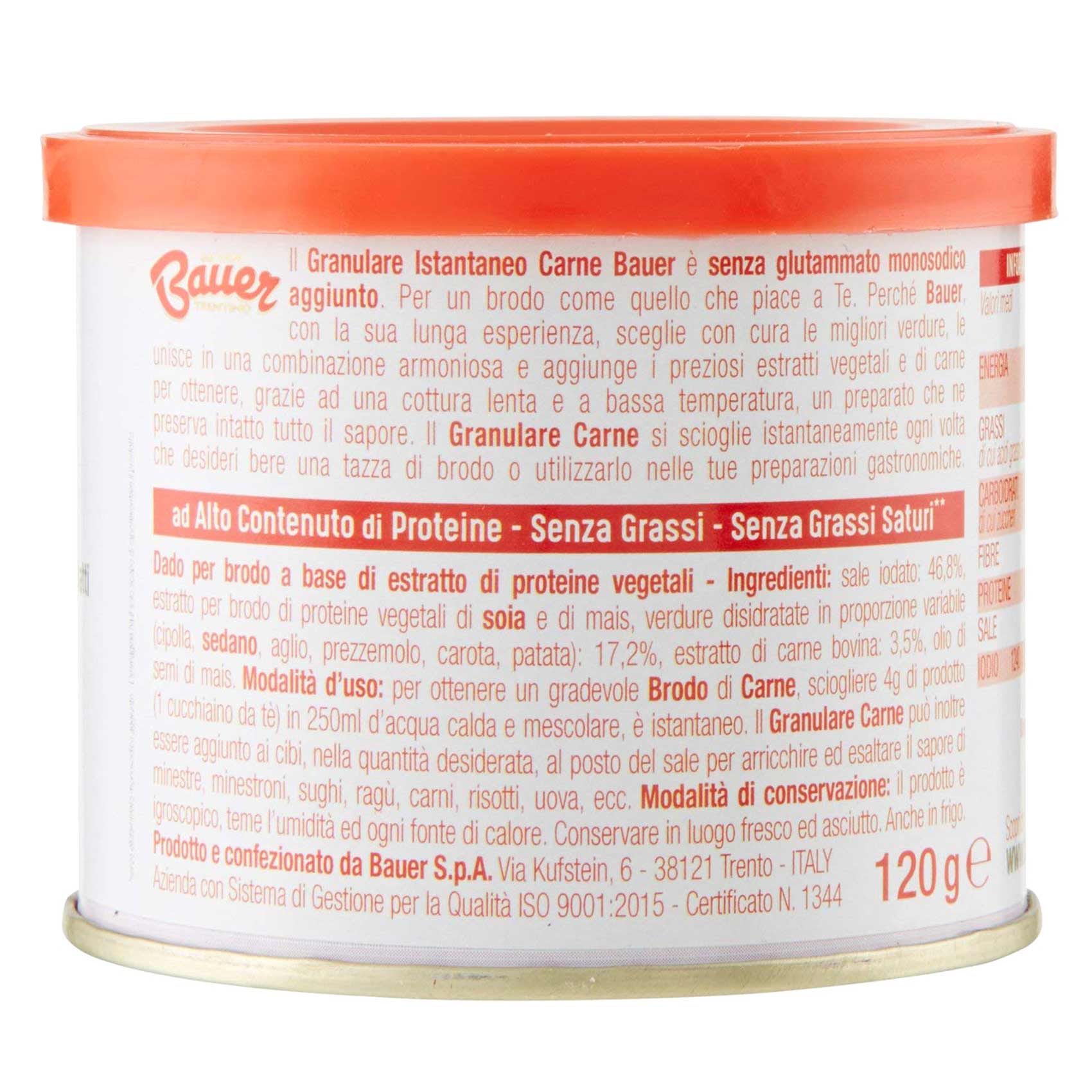Bauer Gluten Free Meat Broth Instant Granular 120 Gram product thumbnail 4