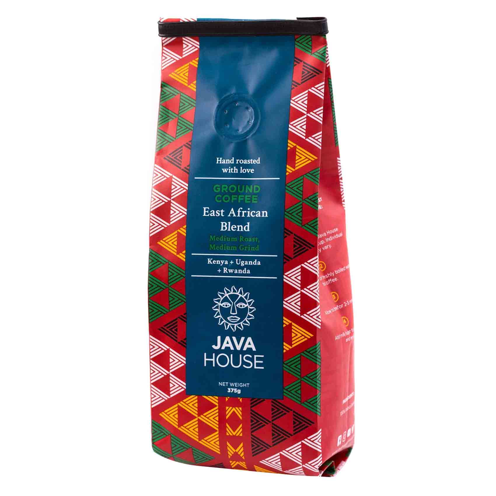 Java House East African Blend Medium Roast Medium Ground Coffee 375g ...