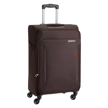 AT TROY TROLLEY BAG 68 CHOCO BROWN