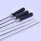 6-Piece BBQ Grill Skewer Set Silver/Black