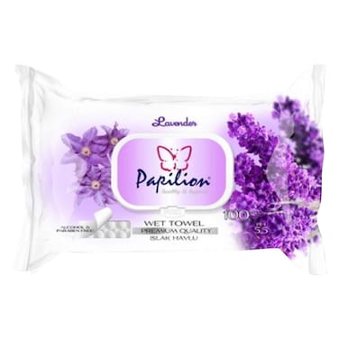 Papilion Lav W/Towels 100&#39;S Cap450G