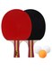 Generic 5-Piece Table Tennis Racket And Ball Set