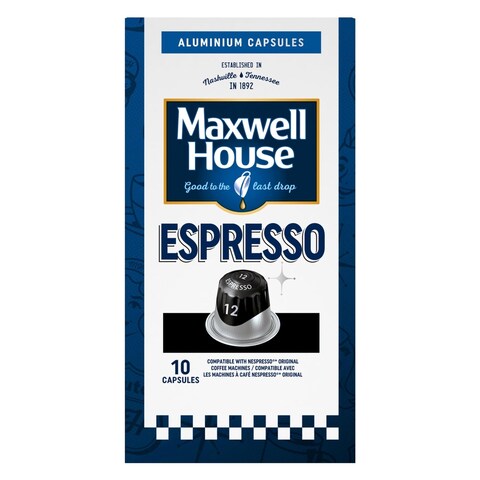 Maxwell House Espresso Intense Coffee Capsules 52g